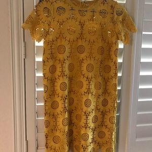 Yellow sunflower dress